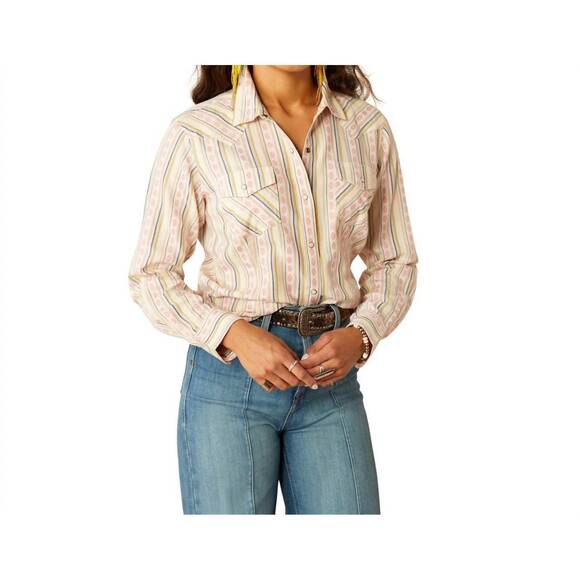 ARIAT Tops - NEW ARIAT alyssa long sleeve shirt in cream